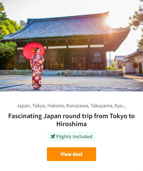 Fascinating Japan round trip from Tokyo to Hiroshima