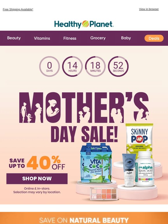 🌸 Happy Mother’s Day! (P.S. The sale ends tonight!)