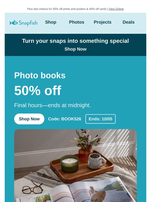 Turn Trips into Photo Books — 60% Off
