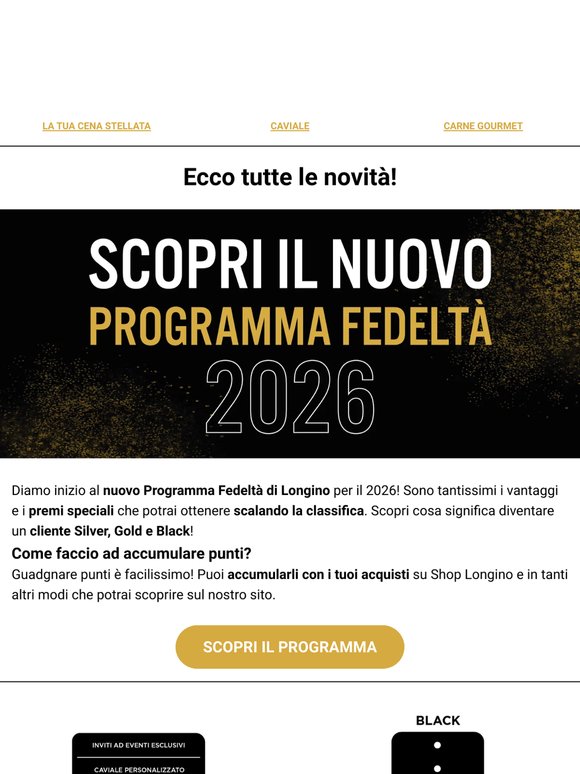 🆕 Nuovo Programma Fedeltà di Longino! | Scopri Come Partecipare Subito