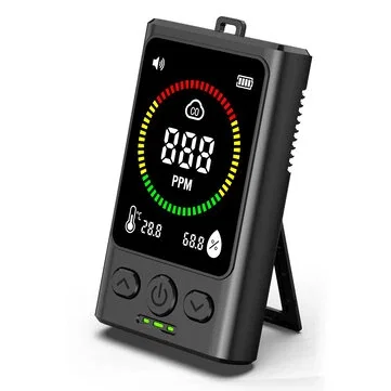 Carbon Monoxide Concentration monoxide alarm Portable CO Monitor 0-999ppm LED Display Type-C Charging Compact Environmental Safety