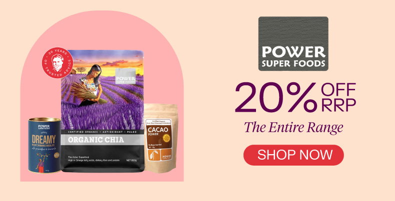 Power Super Foods 20% off RRP entire brand