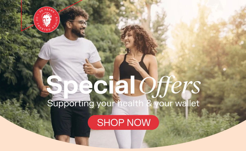 Special Offers supporting your health and your wallet