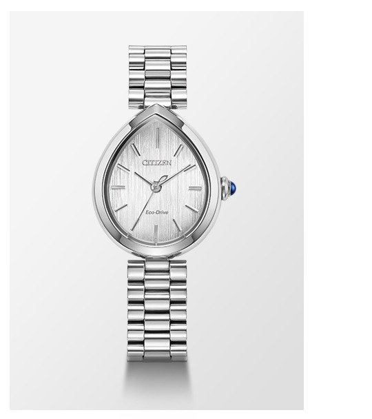 Citizen L Rainell Silver-Tone Dial Stainless Steel Bracelet EM1200-55A