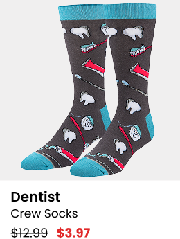 Dentist Crew Socks