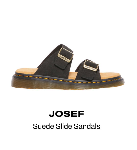Josef Suede Slide Sandals