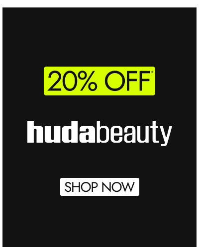 Huda Beauty. Shop now.