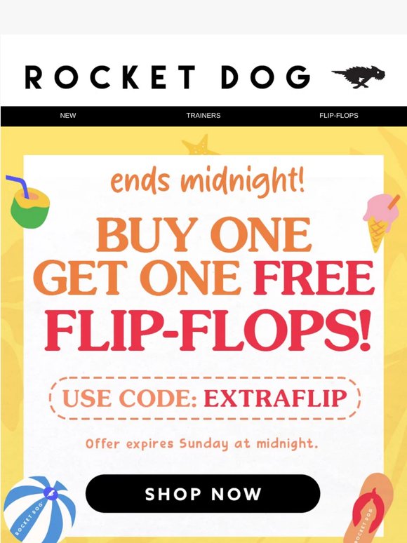 ENDS TODAY! Buy One, Get One FREE