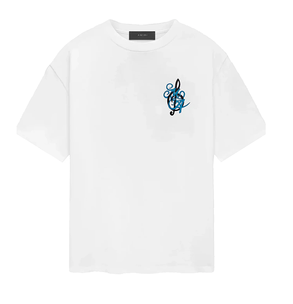 Amiri Jazz Band T-Shirt in White