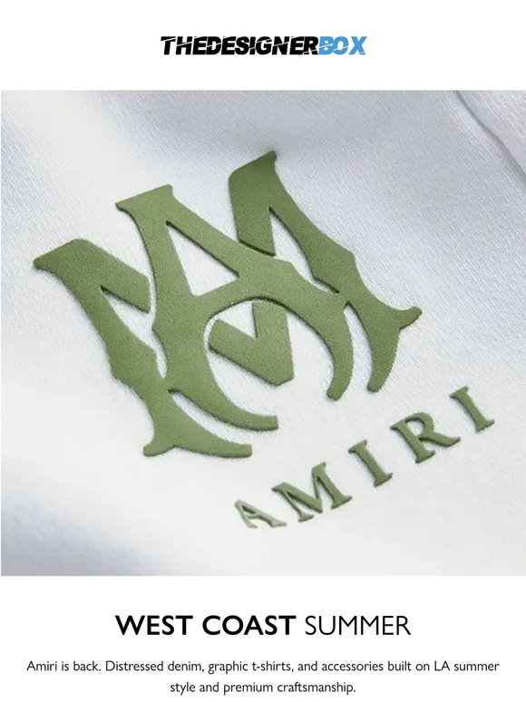 Amiri Is Back In 🔥