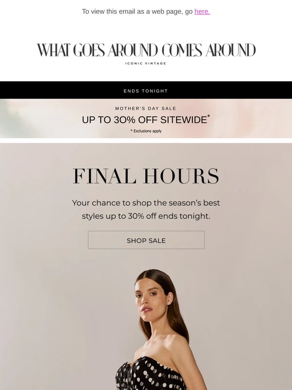 It's Your Last Chance to Shop the Sale