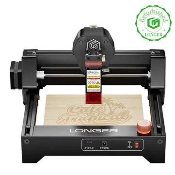 [EU Direct]Refurbished LONGER RAY5 Mini 3.5W Laser Engraving Machine High Speed 12000mm/min Precision 0.04mm Laser Engraver