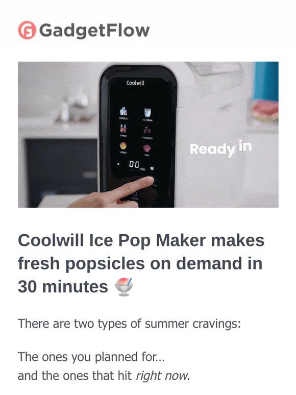 Fresh Ice Pops in 30 Minutes? Yes, That's a Thing Now 🍧