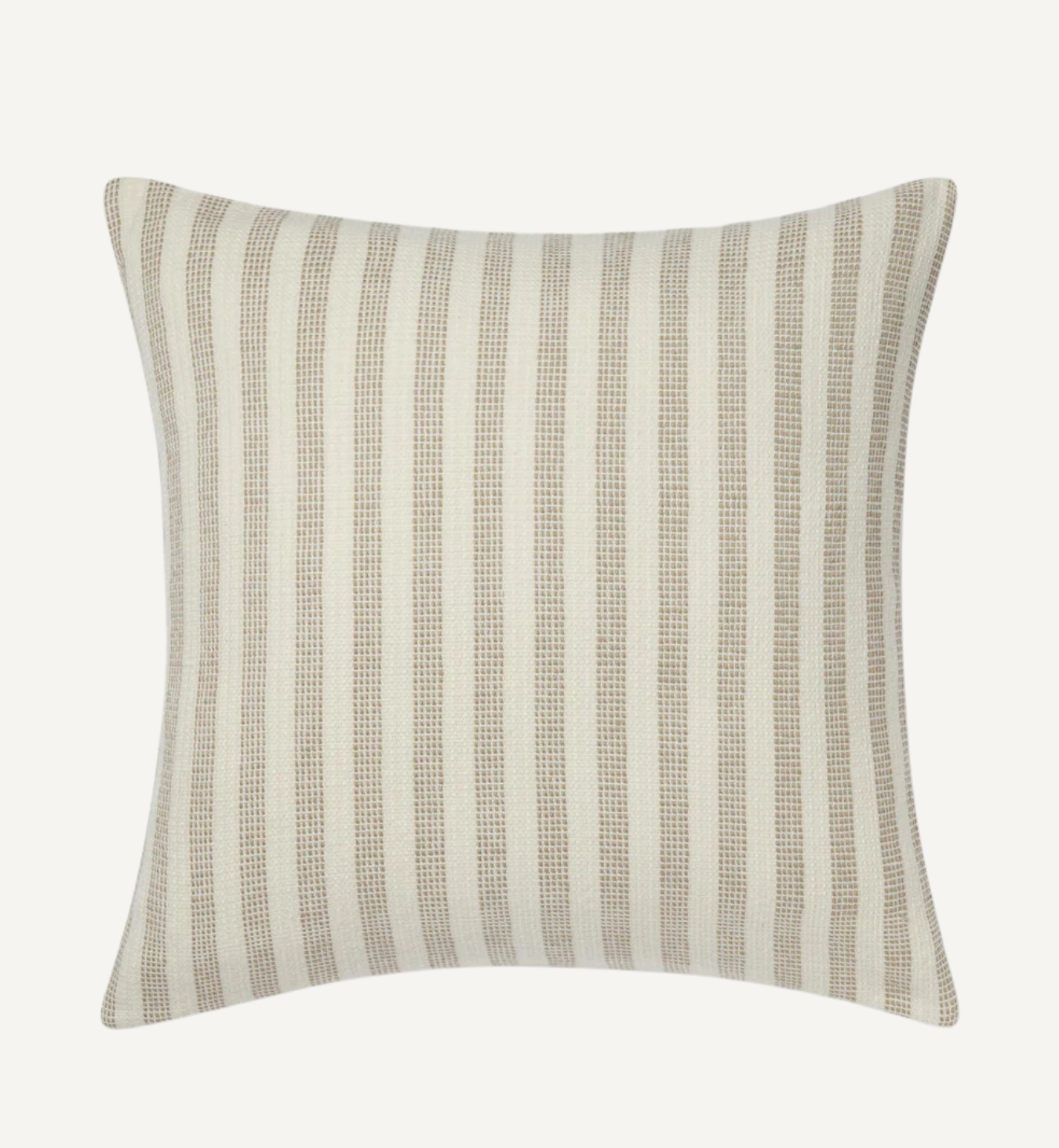 Oatmeal Pembroke Stripe Wool Cushion Cover