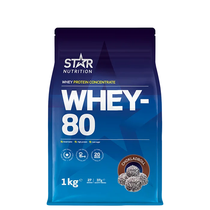 Star Nutrition Whey-80 Heraproteiini 1 kg 
