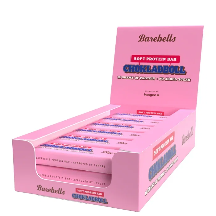 12 x Barebells Soft Protein Bar 55 g 