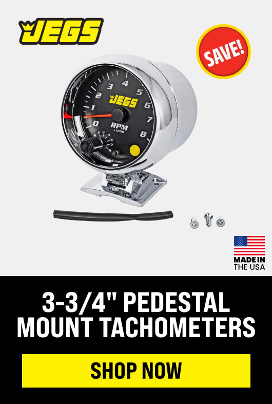 3-3/4" Pedestal Mount Tachometers