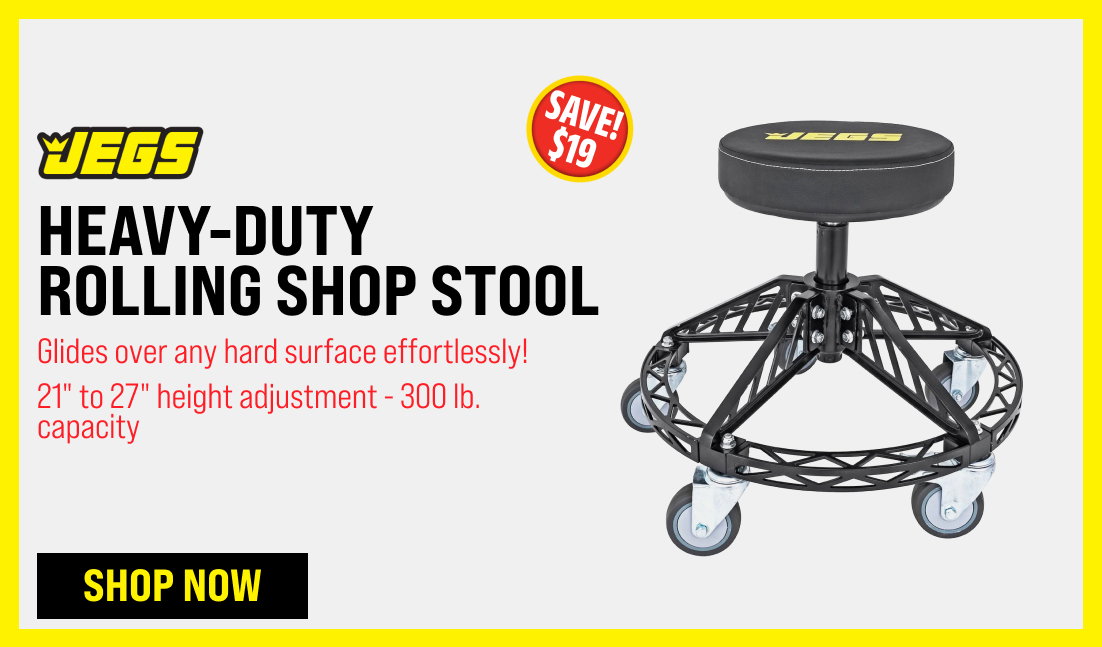 Heavy-Duty Rolling Shop Stool