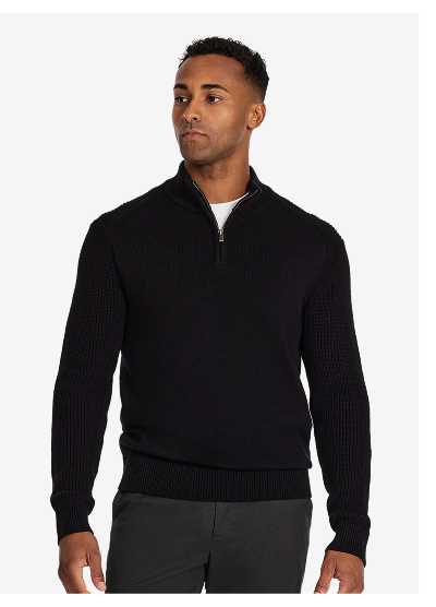 Jaxley Zip Neck Knit