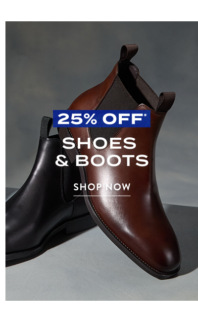 25% Off Shoes & Boots