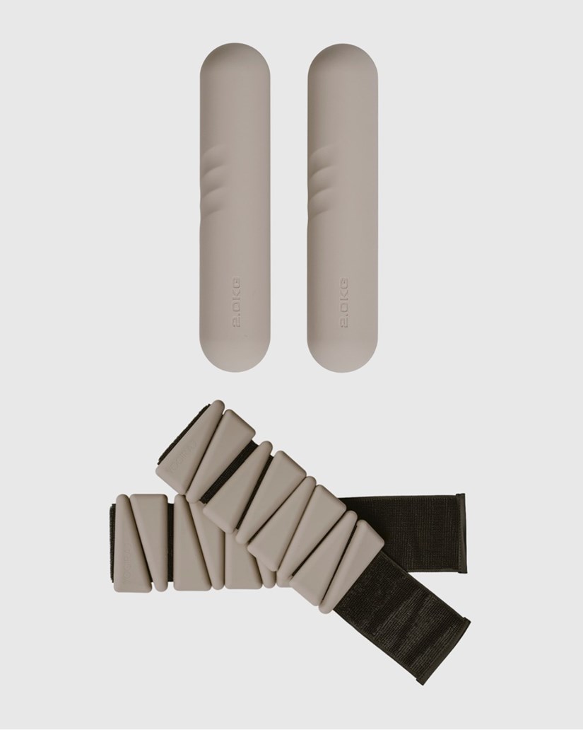 Pilates weights kit, Hazel taupe