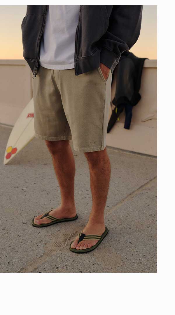 Male model wearing Lounge Short