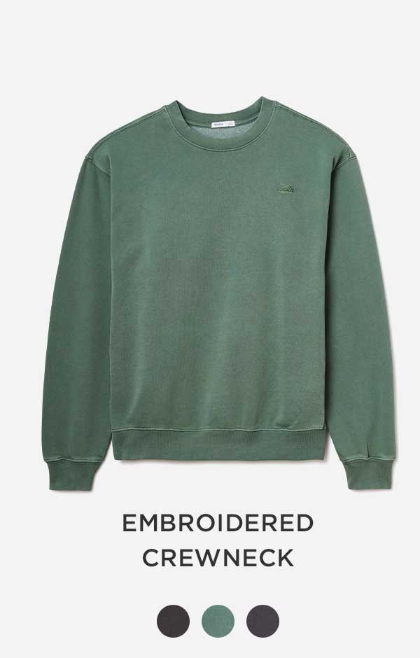 Embroidered Crewneck