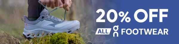 20% OFF ALL ON FOOTWEAR.