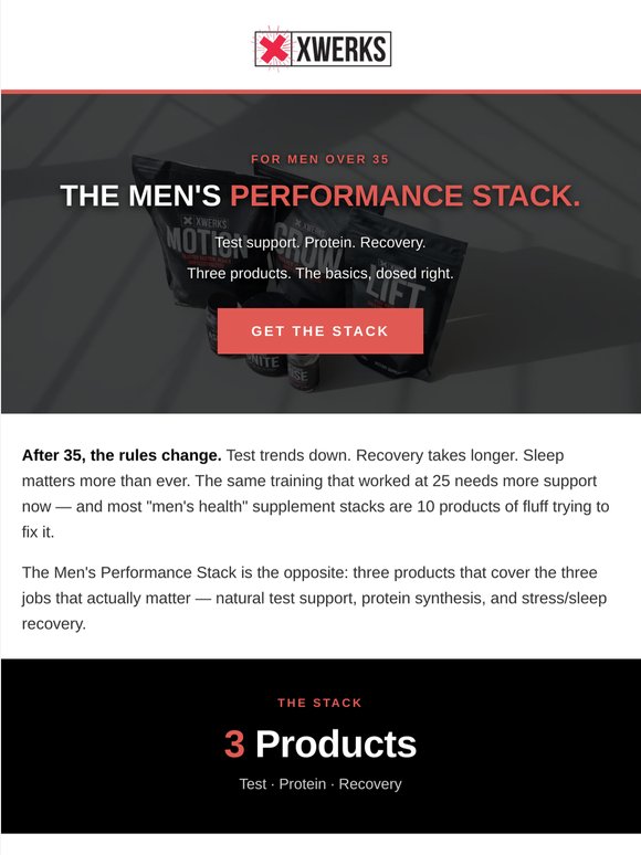 Men 35+, We Have A Stack For That