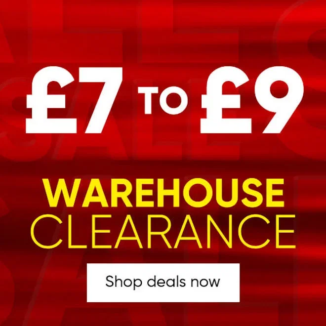£7 to £9 Clearance