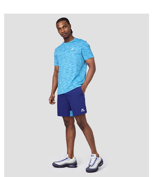 TRAIL TSHIRT BLUE MULTI