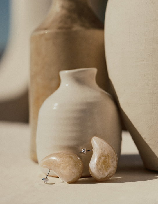 Resin Statement Earrings