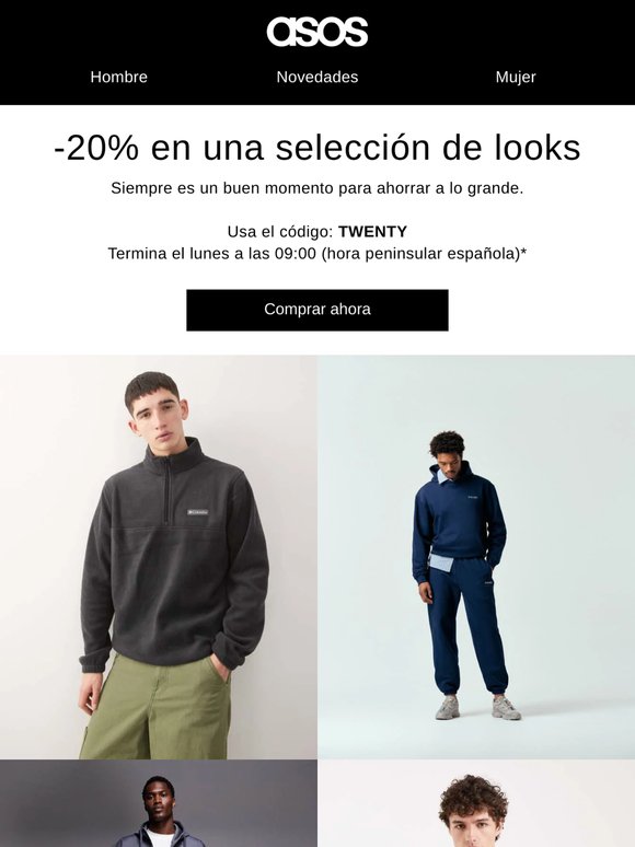 -20% en una selección de looks