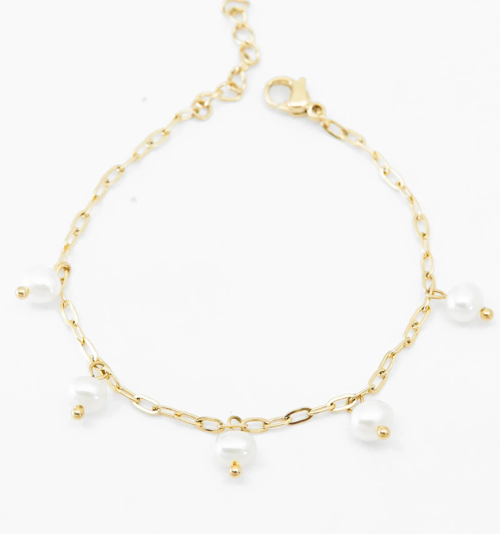 Image of Dangle Pearl Bracelet