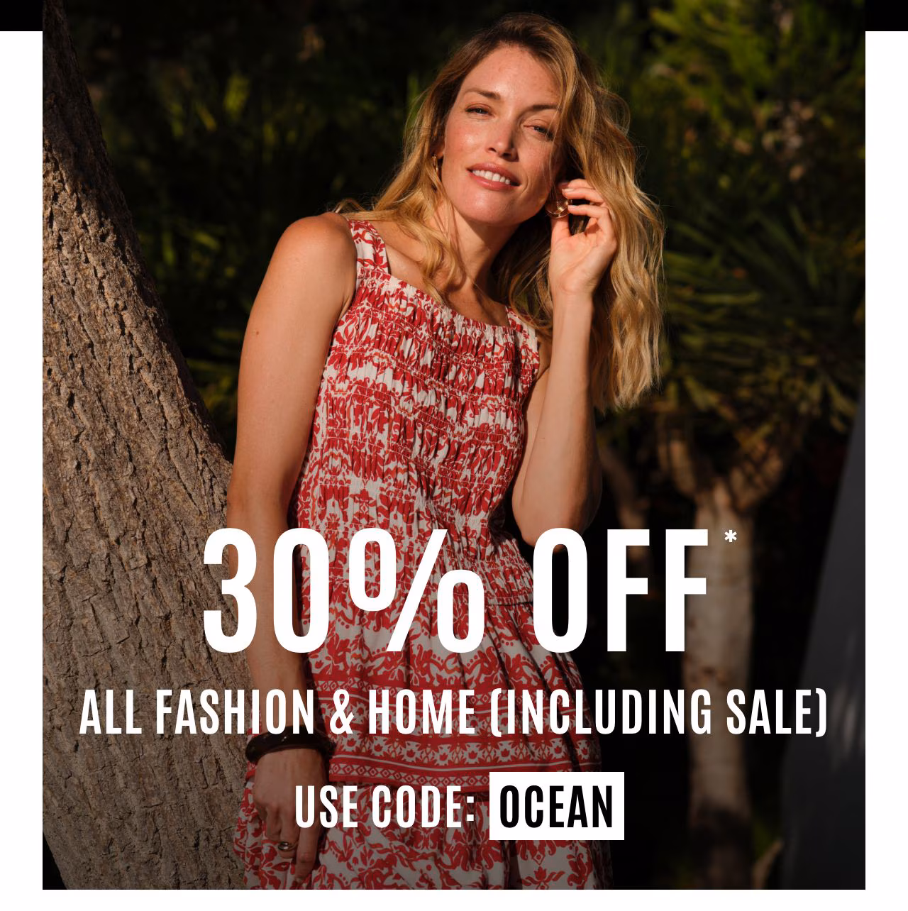 30% OFF fashion & home