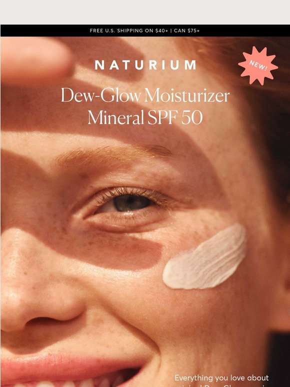 Meet Dew-Glow Mineral SPF & Get It First ☀️