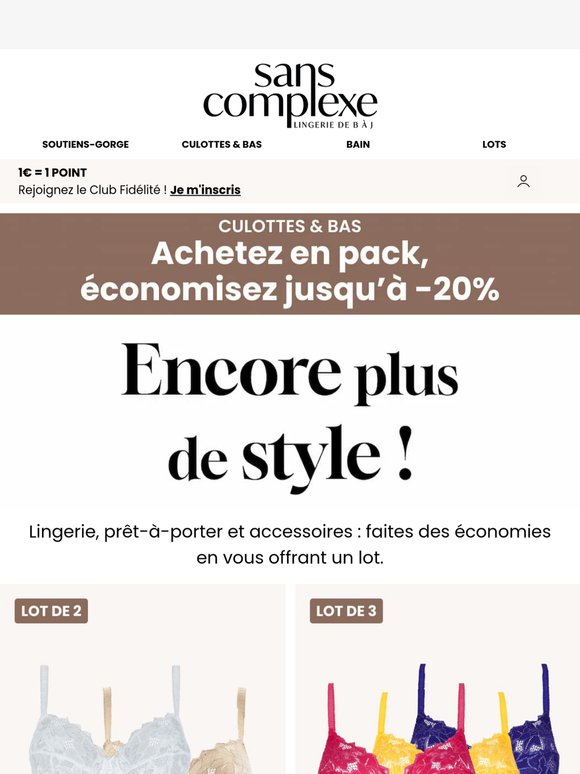 Trouvez le lot qui vous ressemble