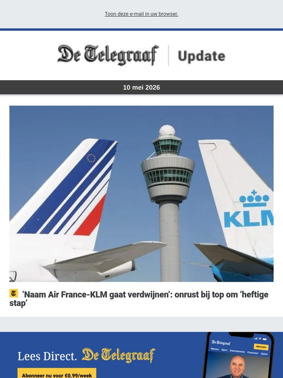 ’Naam Air France-KLM gaat verdwijnen’: onrust bij top om ’heftige stap’