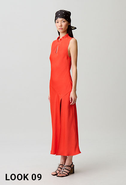Robe midi fluide