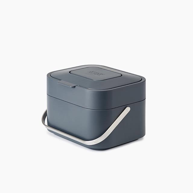 Stack 4L Grey Food Waste Caddy