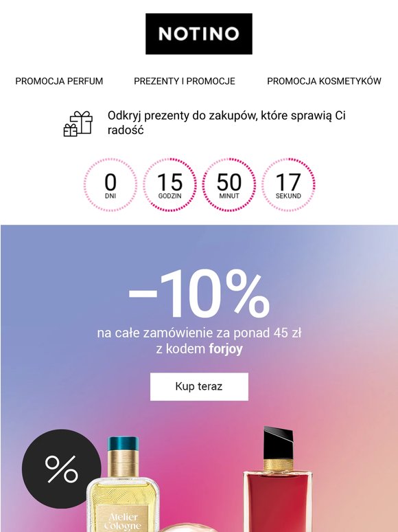 Odkryj świat piękna z 10% zniżką na wszystko