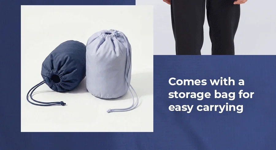 Comes with a storage bag for easy carrying