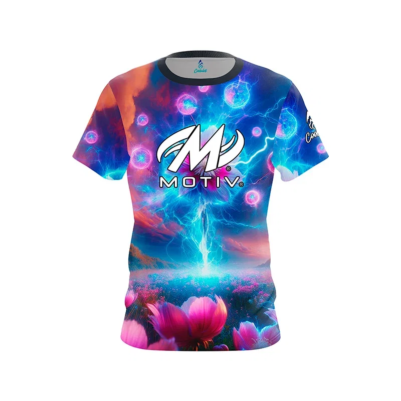 Image of Flower Energy CoolWick Bowling Jersey - Motiv