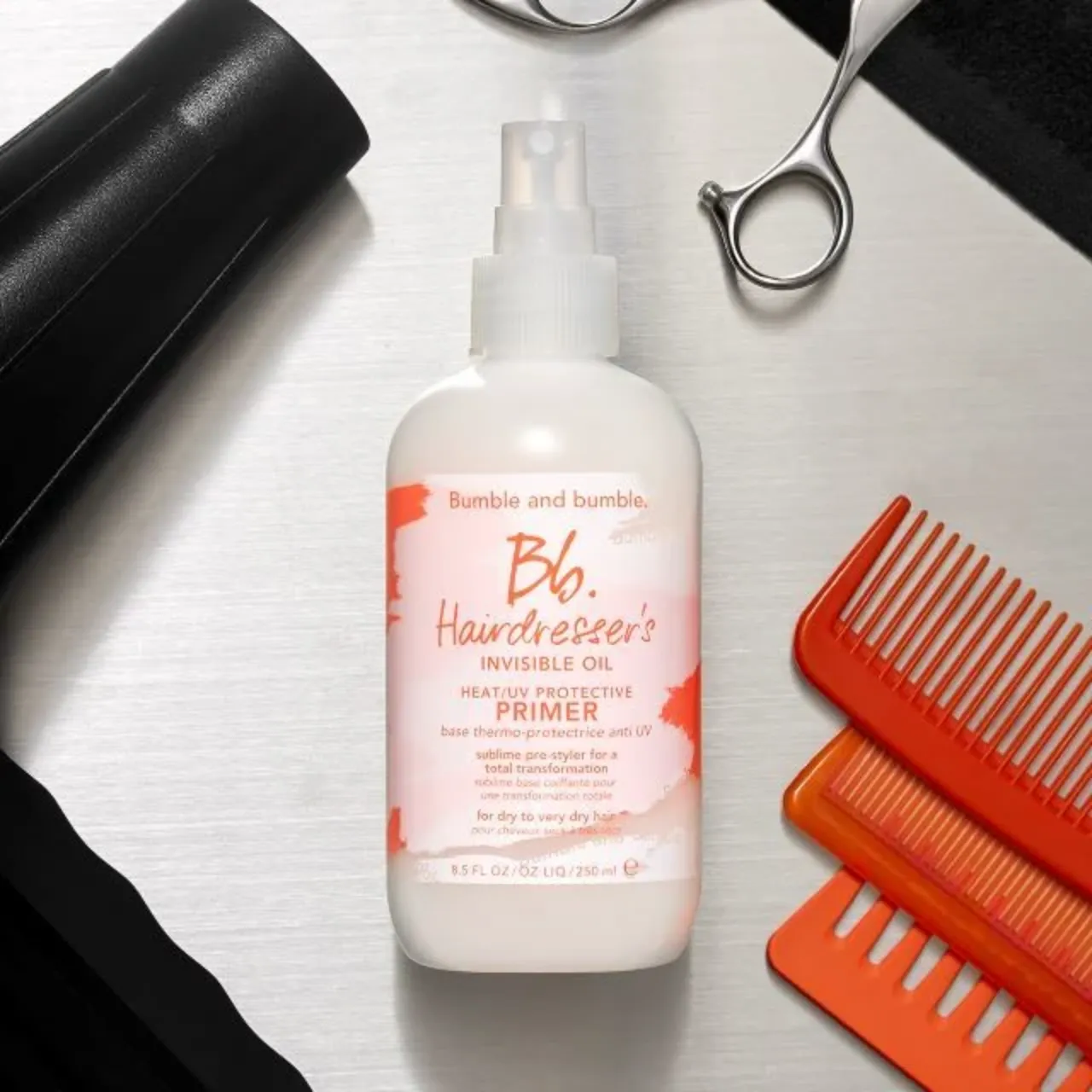 Hairdressers' Invisible Oil Heat/UV Protective Primer