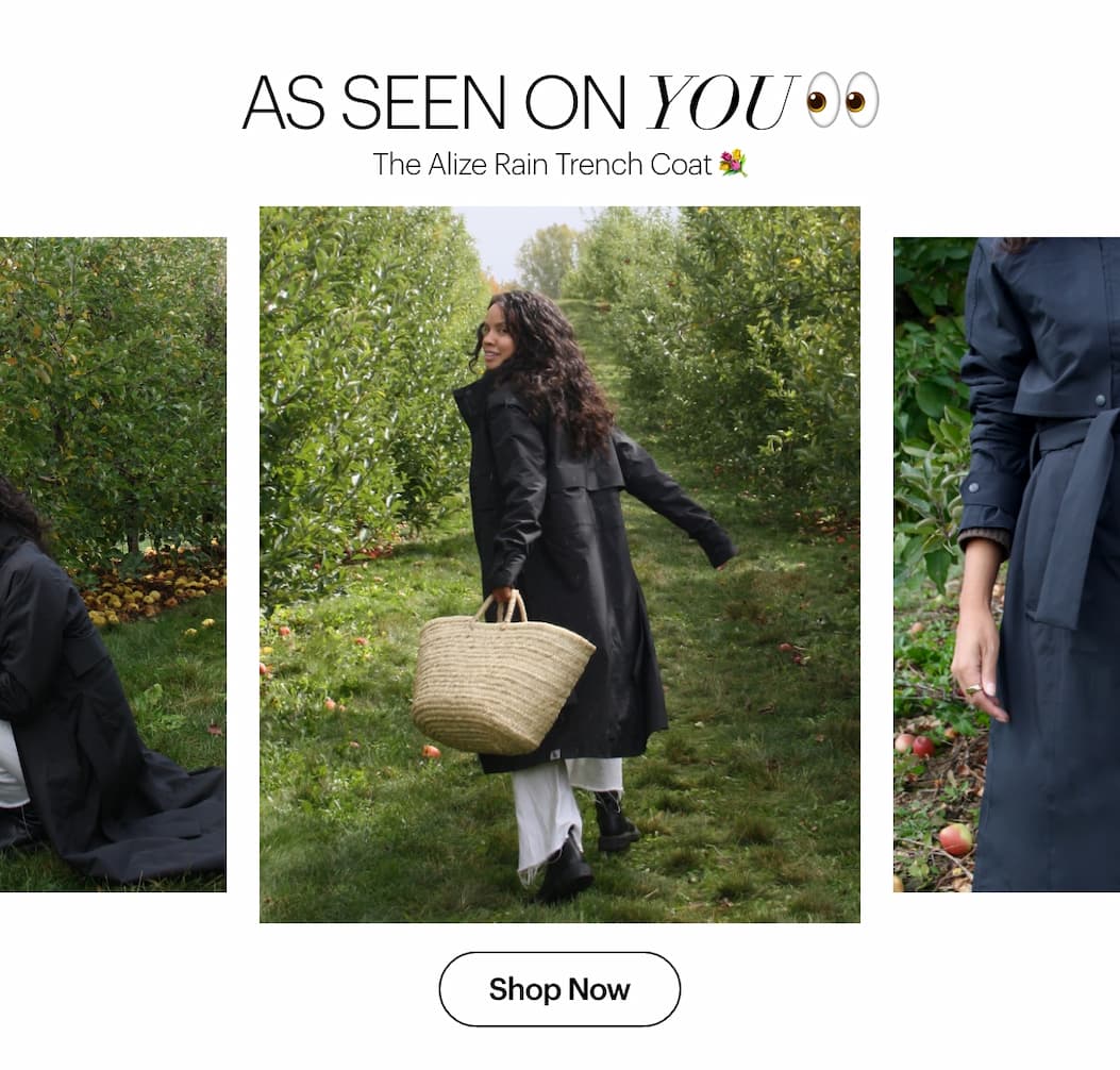 Alizé Rain Trench Coat