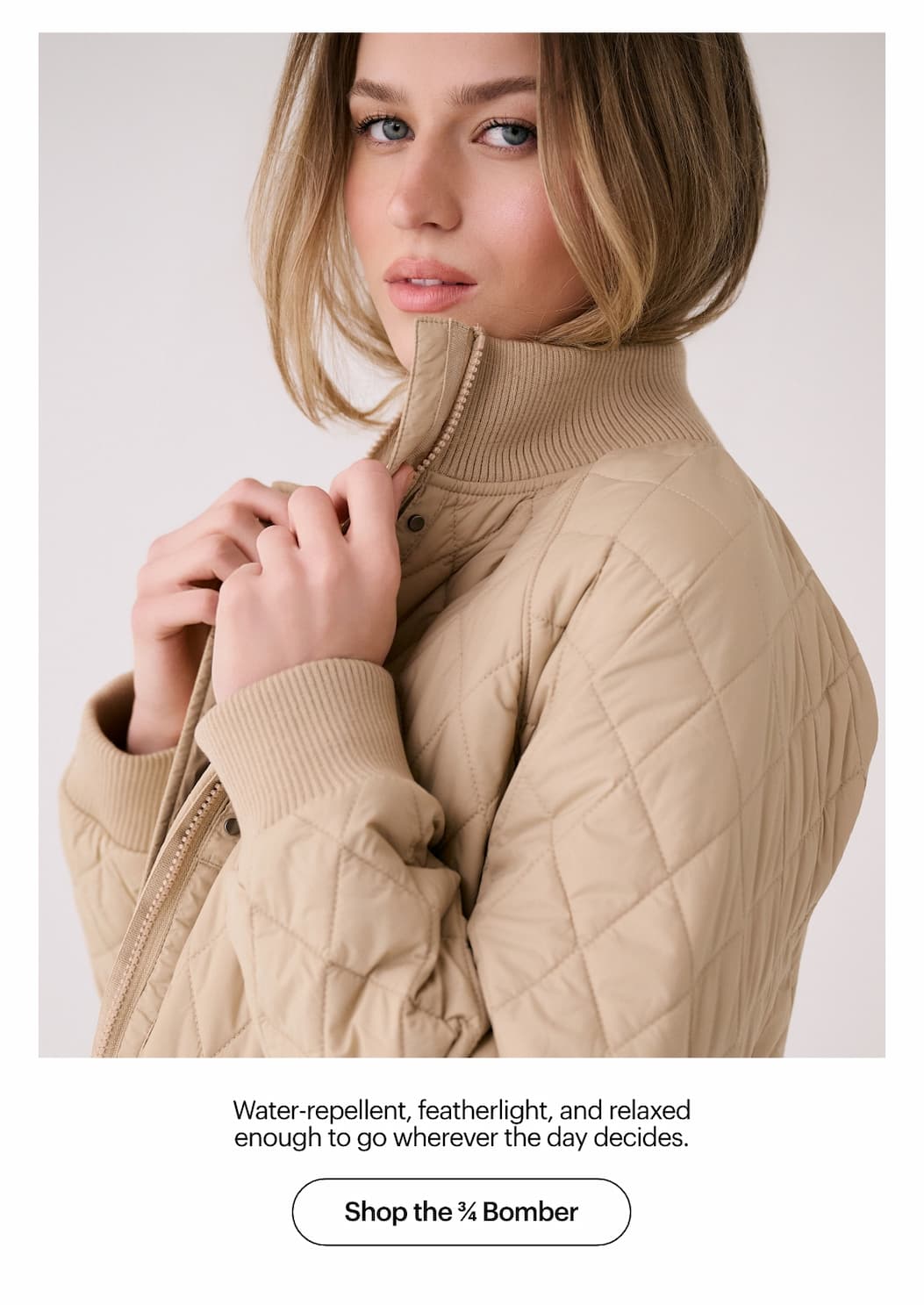 3/4 Bomber Insulated Jacket