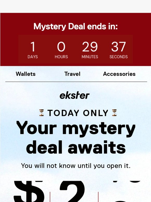 ⏳ Your mystery deal is waiting
