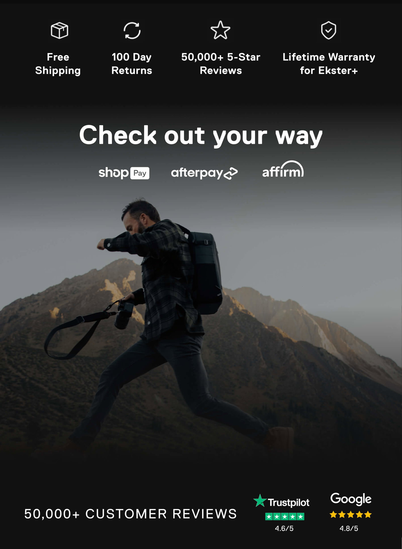 Check out your way