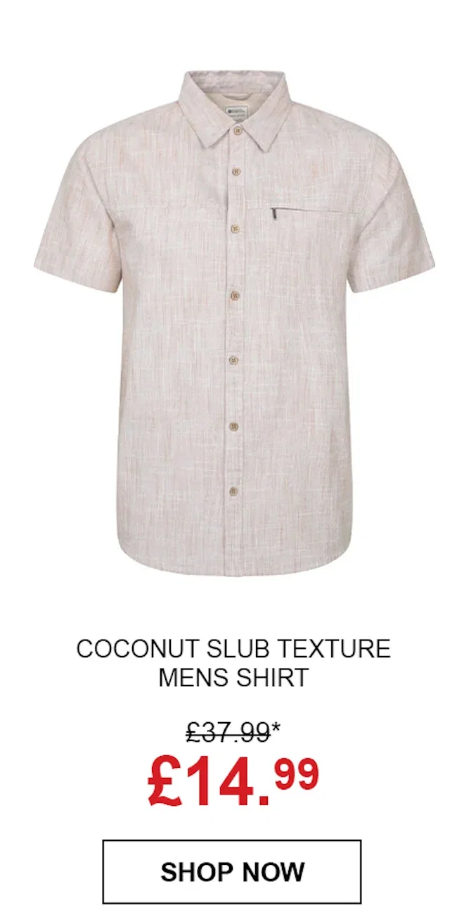 Coconut Slub Texture Mens Shirt