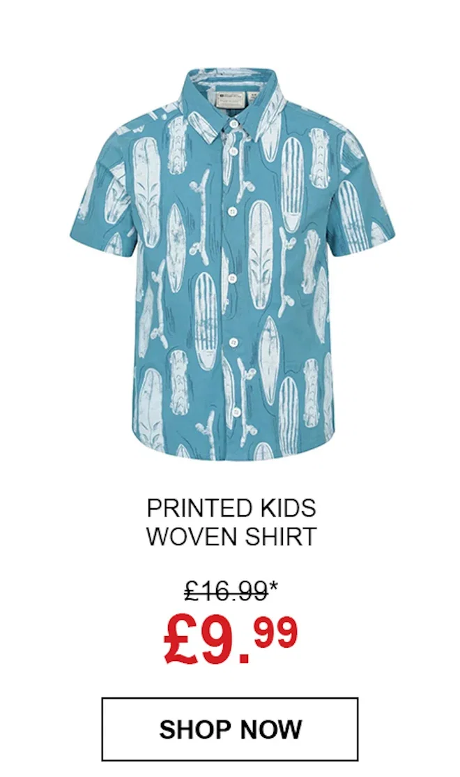 Printed Kids Woven Shirt